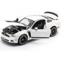 Cochesdemetal.es 2013 Ford Mustang Boss 302 Blanco 1:18 Shelby Collectibles 452