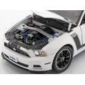 Cochesdemetal.es 2013 Ford Mustang Boss 302 Blanco 1:18 Shelby Collectibles 452