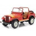 Carsdemetal.es 1976 Jeep CJ-7 Red Renegade 1:18 MC Grupo 18110
