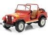 Carsdemetal.es 1976 Jeep CJ-7 Red Renegade 1:18 MC Grupo 18110