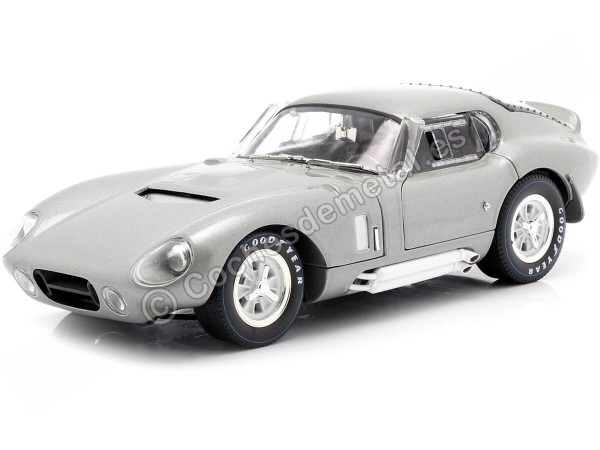 Carsdemetal.es 1965 Shelby Cobra Daytona Coupe Gray Metallic 1:18 Shelby Collectibles 132