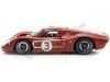 Cochesdemetal.es 1967 Ford GT40 Mark IV "Nº3 Andretti/Bianchi 24h LeMans" Rojo 1:18 Shelby Collectibles 425