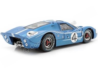 Cochesdemetal.es 1967 Ford GT40 Mark IV Nº4 Hulme/Ruby 24h LeMans Azul 1:18 Shelby Collectibles 426 2