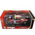 Carsdemetal.es 2017 Ferrari 488 Desafio 11 Fórmula Racing Mugello Nielsen 1:24 Bburago 18-26308