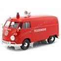 Carsdemetal.es 1967 Volkswagen tipo 2 T1 Van de entrega "Bombeiros com bomba de água" 1:24 MOTOR MAX 79671