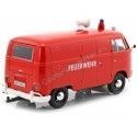 Carsdemetal.es 1967 Volkswagen tipo 2 T1 Van de entrega "Bombeiros com bomba de água" 1:24 MOTOR MAX 79671