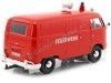 CARSDEMETAL.ES 1967 Volkswagen Type 2 T1 Van de livraison "Firefighters avec pompe à eau" 1:24 MOTEUR MAX 79671