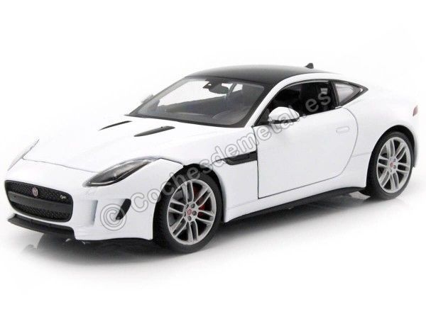 Cochesdemetal.es 2015 Jaguar F-Type Coupe Blanco 1:24 Welly 24060