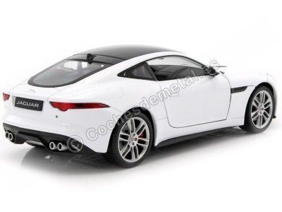 Cochesdemetal.es 2015 Jaguar F-Type Coupe Blanco 1:24 Welly 24060 2
