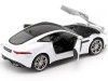 Carsdemetal.es 2015 Jaguar F-Type Coupe White 1:24 bem 24060