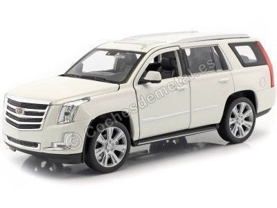 Cochesdemetal.es 2017 Cadillac Escalade Blanco 1:27 Welly 24084