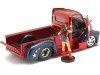 Cochesdemetal.es 1952 Chevrolet Coe Pickup Custom + Figura Wonder Woman 1:24 Jada Toys 30453 253255010