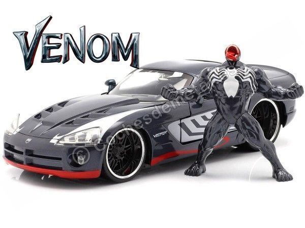 Cochesdemetal.es 2008 Dodge Viper SRT-10 Custom + Figura Venom 1:24 Jada Toys 31750 253225015
