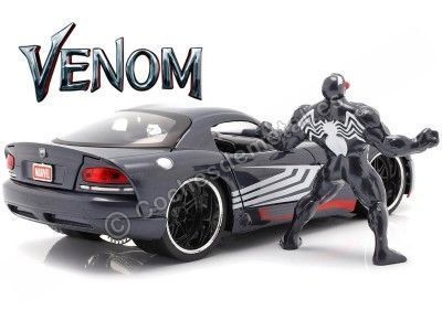 2008 Dodge Viper SRT-10 Custom + Figura Venom 1:24 Jada Toys 31750/253225015 Cochesdemetal.es 2