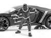 Cochesdemetal.es 2017 Lykan Hypersport + Figura Black Panther 1:24 Jada Toys 99723/253225004