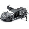 Cochesdemetal.es 2017 Lykan Hypersport + Figura Black Panther 1:24 Jada Toys 99723/253225004