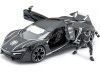 Cochesdemetal.es 2017 Lykan Hypersport + Figura Black Panther 1:24 Jada Toys 99723/253225004