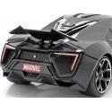 Cochesdemetal.es 2017 Lykan Hypersport + Figura Black Panther 1:24 Jada Toys 99723/253225004