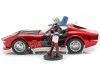 Cochesdemetal.es 1969 Chevrolet Corvette Stingray + Figura Harley Quinn 1:24 Jada Toys 31196 253255019