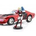Cochesdemetal.es 1969 Chevrolet Corvette Stingray + Figura Harley Quinn 1:24 Jada Toys 31196 253255019