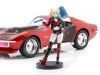 Cochesdemetal.es 1969 Chevrolet Corvette Stingray + Figura Harley Quinn 1:24 Jada Toys 31196 253255019