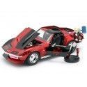 Cochesdemetal.es 1969 Chevrolet Corvette Stingray + Figura Harley Quinn 1:24 Jada Toys 31196 253255019