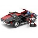 Cochesdemetal.es 1969 Chevrolet Corvette Stingray + Figura Harley Quinn 1:24 Jada Toys 31196 253255019