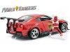 Carsdemetal.es 2009 Nissan GTR R-35 + Figura Power Ranger Red 1:24 Jada Toys 31908 253255025