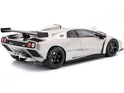 Cochesdemetal.es 1999 Lamborghini Diablo GTR GRIS / PLATA 1:18 Kyosho Samurai KSR18509S 2