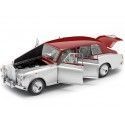 Cochesdemetal.es 1968 Rolls-Royce Phantom VI Light Silver-Red 1:18 Kyosho 08905Sr