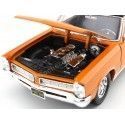 Cochesdemetal.es 1965 Pontiac GTO HUS Edition Naranja 1:18 MAISTO 31885