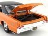 Cochesdemetal.es 1965 Pontiac GTO HUS Edition Naranja 1:18 MAISTO 31885
