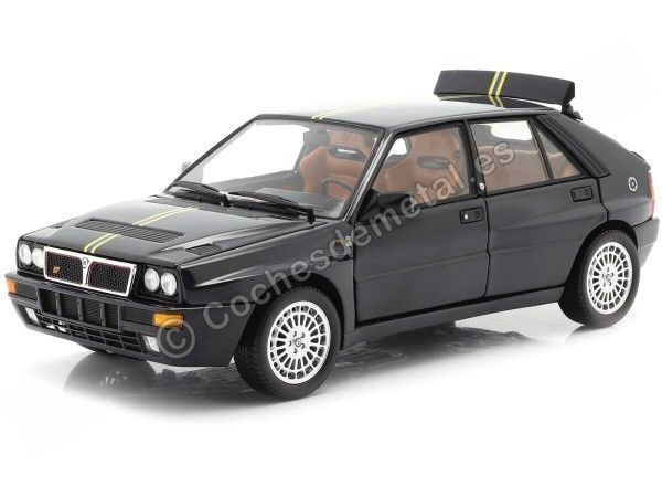 Carsdemetal.es 1993 Lancia Delta HF integrale Evoluzione 2 azul escuro 1:18 Kyosho 08343HBK