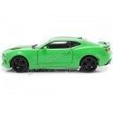 Cochesdemetal.es 2017 Chevrolet Camaro SS Verde 1:18 Auto World AW244