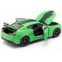 Cochesdemetal.es 2017 Chevrolet Camaro SS Verde 1:18 Auto World AW244