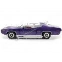 Carsdemetal.es 1971 Plymouth Satellite Sebring Plus Violet 1:18 Auto World Amm1146