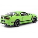 Cochesdemetal.es 2013 Ford Mustang BOSS 302 Verde 1:18 Shelby Collectibles 453