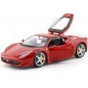 Cochesdemetal.es 2010 Ferrari 458 Italia Rosso Corsa 1:24 Bburago 18-26003