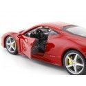 Cochesdemetal.es 2010 Ferrari 458 Italia Rosso Corsa 1:24 Bburago 18-26003