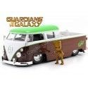 Cochesdemetal.es 1963 Volkswagen Bus Pickup + Groot de "Guardianes de la Galaxia" 1:24 Jada Toys 31202/253225013