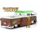 Carsdemetal.es 1963 Volkswagen Bus Pickup + Groot de "Guardians of the Galáxia" 1:24 JADA Toys 31202/253225013
