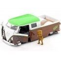 Carsdemetal.es 1963 Volkswagen Bus Pickup + Groot of "Guardians of the Galaxy" 1:24 Jada Toys 31202/253225013