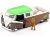 Carsdemetal.es 1963 Volkswagen Bus Pickup + Groot de "Guardians of the Galáxia" 1:24 JADA Toys 31202/253225013