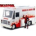 Cochesdemetal.es 2016 Chevrolet P30 Foodtruck "Taco Truck" + Figura Deadpool Blanco 1:24 Jada Toys 99730 253225000