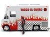 Carsdemetal.es 2016 Chevrolet P30 Foodtruck "Taco Truck" + White Deadpool Figura 1:24 Jada Toys 99730 253225000