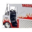 Carsdemetal.es 2016 Chevrolet P30 Foodtruck "Taco Truck" + White Deadpool Figura 1:24 Jada Toys 99730 253225000