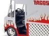 Carsdemetal.es 2016 Chevrolet P30 Foodtruck "Taco Truck" + White Deadpool Figura 1:24 Jada Toys 99730 253225000