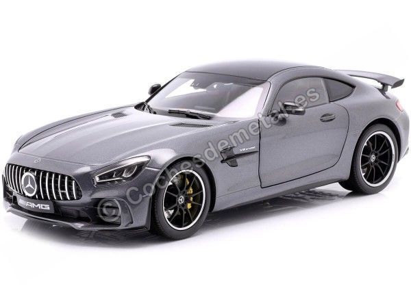 Cochesdemetal.es 2019 Mercedes-Benz AMG GT-R Coupé C190 Gris Selenita 1:18 Dealer Edition B66960627