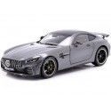 Cochesdemetal.es 2019 Mercedes-Benz AMG GT-R Coupé C190 Gris Selenita 1:18 Dealer Edition B66960627