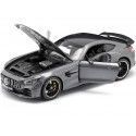 Cochesdemetal.es 2019 Mercedes-Benz AMG GT-R Coupé C190 Gris Selenita 1:18 Dealer Edition B66960627